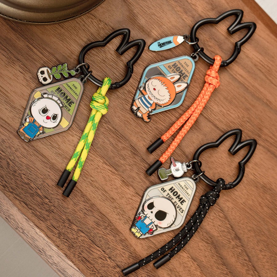 pop mart the monsters home of the elves series pendant keychain blind box