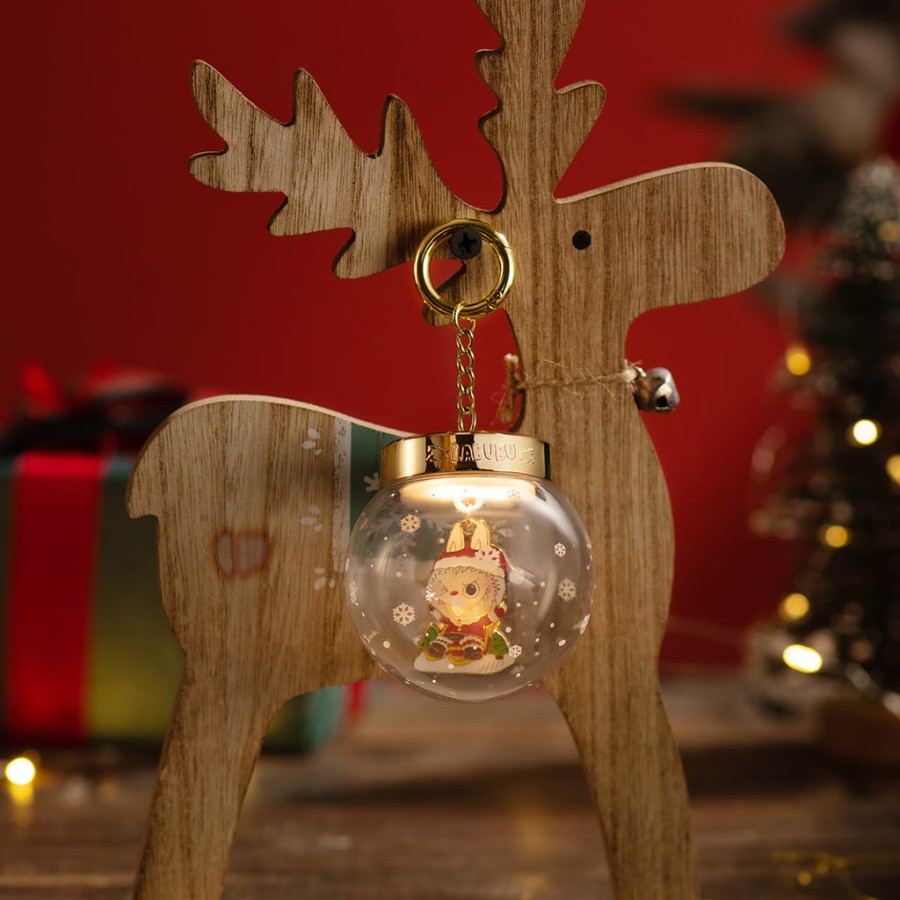 pop mart os monstros lets christmas series ball pendant blind box