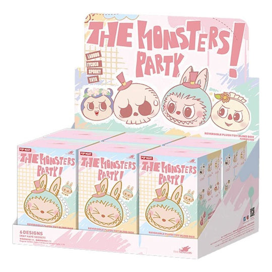 pop mart pop mart the monsters labubu party reversible pendant sealed case 6 blind boxes ppmt-2407-0079