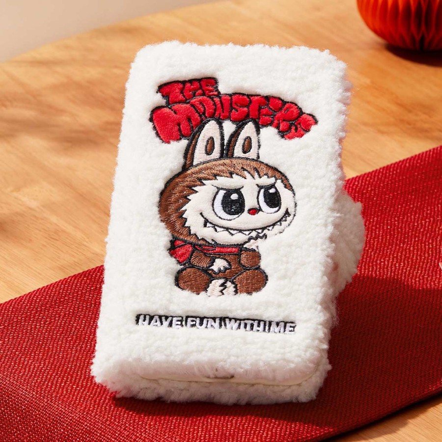 pop mart the monsters classic series plush flip iphone case