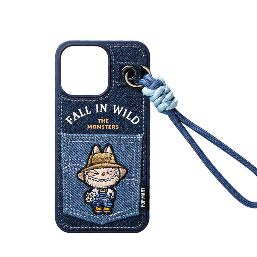 pop mart the monsters labubu fall in wild phone case for iphone case