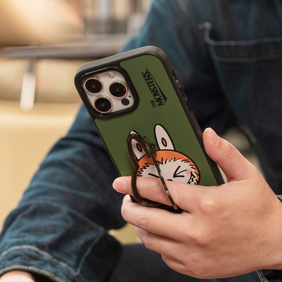 pop mart the monsters home of the elves series iphone case