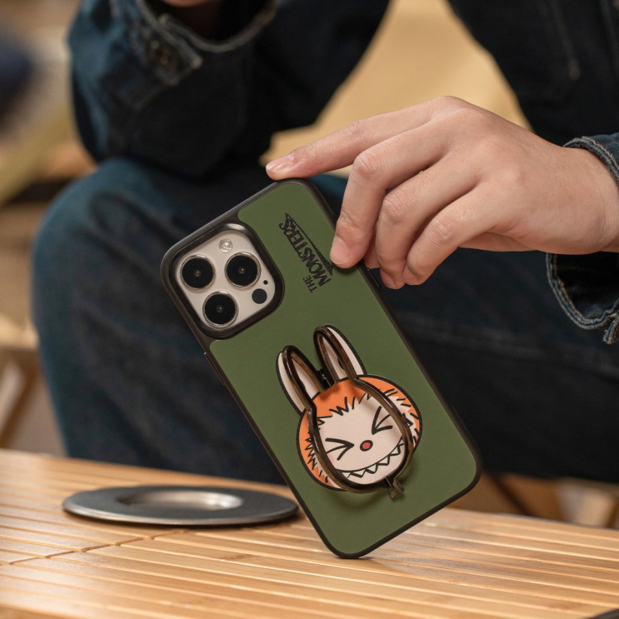 pop mart the monsters home of the elves series iphone case
