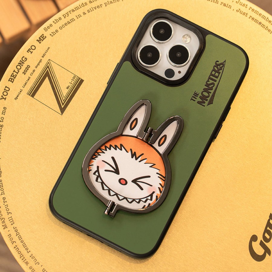 pop mart the monsters home of the elves series iphone case